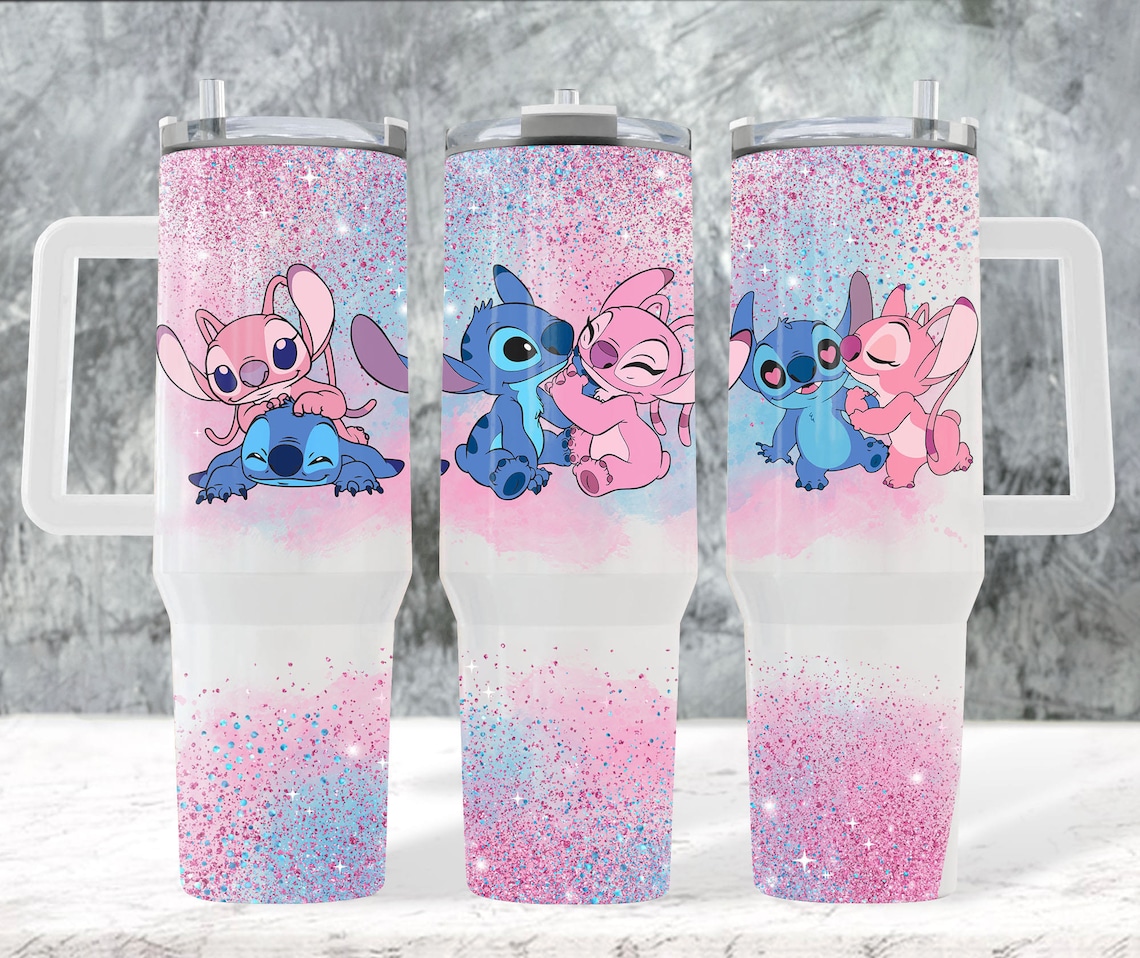 Cartoon Tumbler 40oz Quencher Tumbler Gift For Her Him Birthday Gift LN Cartoon Character Tumbler Birthday Gift Magic World Tumbler 318413